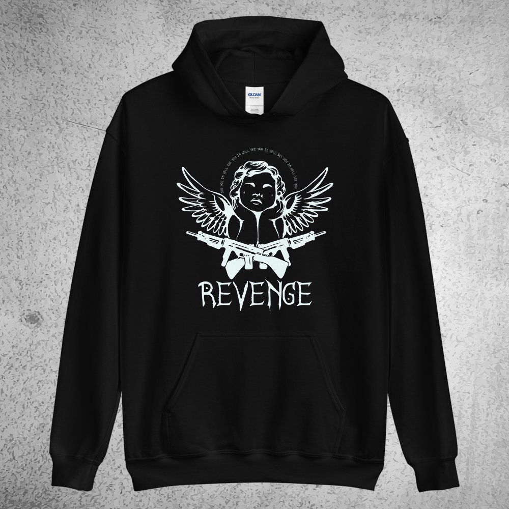 Revenge hoodie small sale