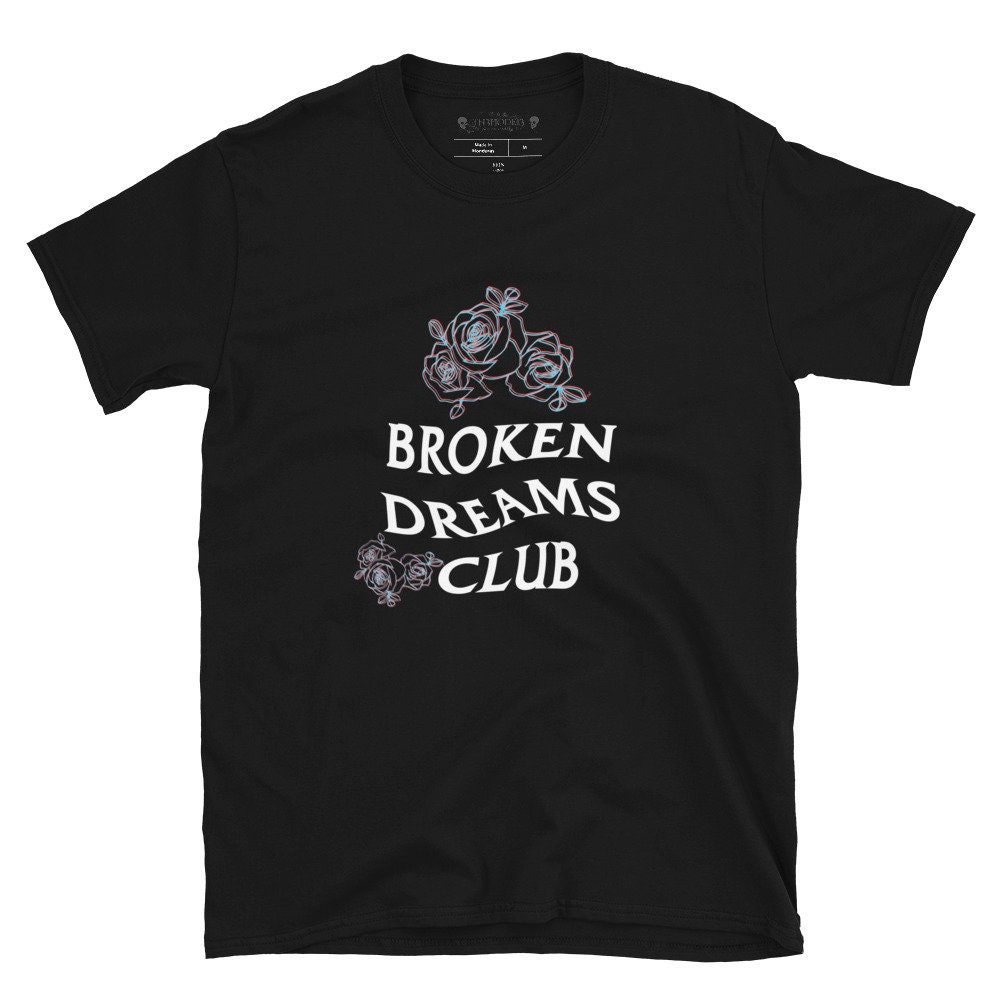 Broken Dreams Club T-shirt, Grunge Clothing, Emo Clothes, Soft Grunge ...