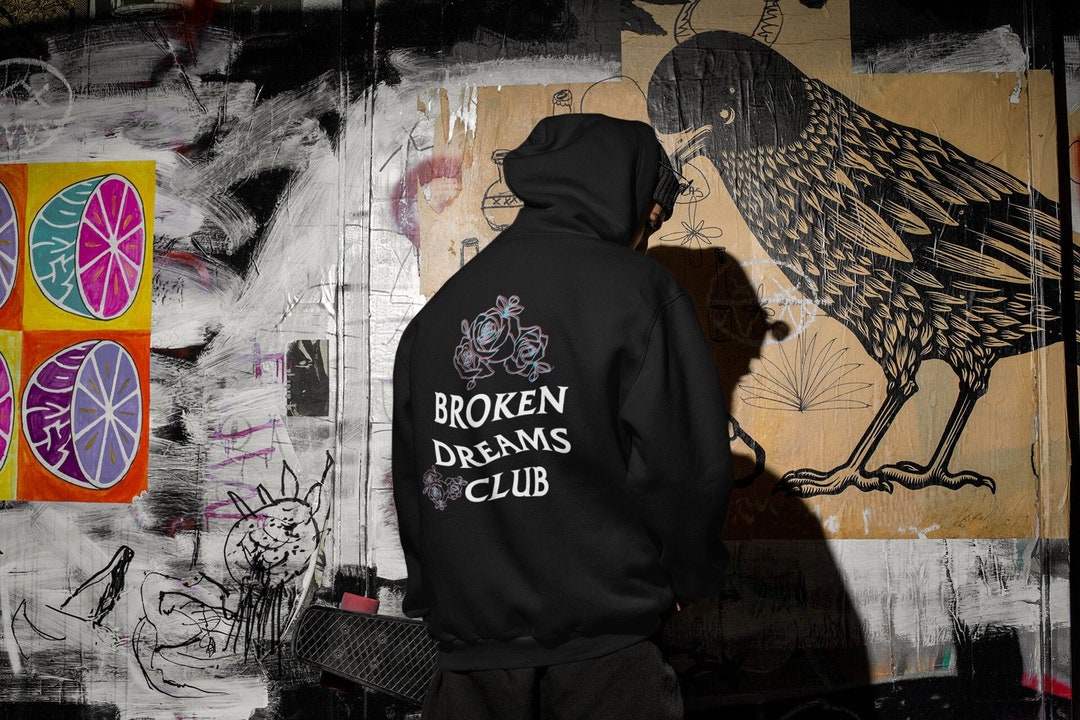 ★Nice Ghost Club★BROKEN DREAMS HOODIE broken dreams hoodie[pink] - niceghostclub