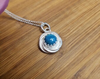 Chrysocolla Rosette Necklace
