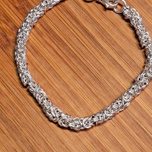 Silver Byzantine Bracelet