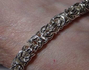 Silver Byzantine Bracelet