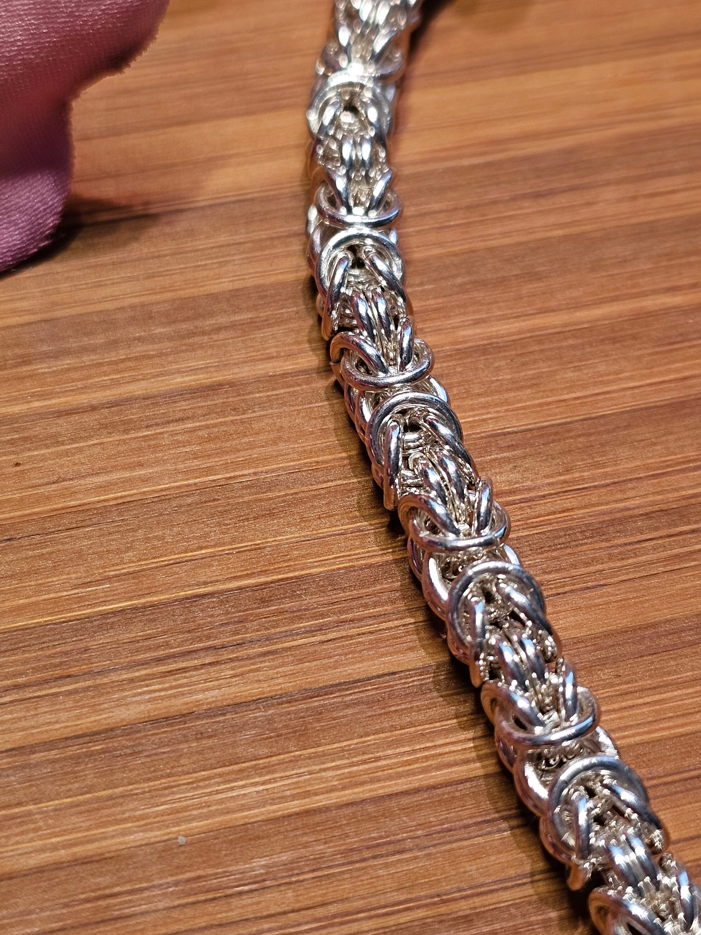 Silver Byzantine Bracelet - Etsy Silver Byzantine Bracelet - Etsy