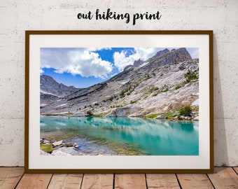 Conness Lakes Photography Print, Sierra Nevada Landscape Wall Art