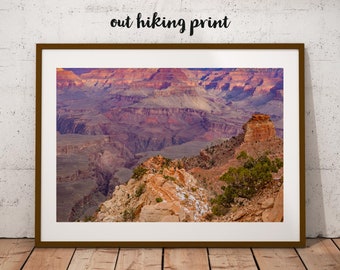 Grand Canyon Photography Wide Print South Kaibab Trail [Wall Art, National Parks, Arizona, Desert Views, GCNP, Landscape Photography]