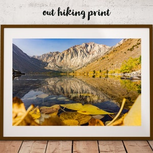 Convict Lake / Sierra Nevada Photography Wide Print [Mammoth Lakes, Mountain Lovers, Eastern Sierra, Sierra Nevada, Landscape Photography]