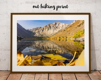 Convict Lake / Sierra Nevada Photography Wide Print [Mammoth Lakes, Mountain Lovers, Eastern Sierra, Sierra Nevada, Landscape Photography]