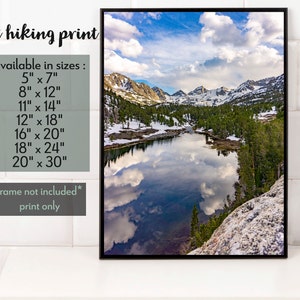 Sierra Nevada Backcountry Photography Print / Mack Lake [Mammoth Lakes, Mountains, Eastern Sierra, Sierra Nevada, Landscape Photography]
