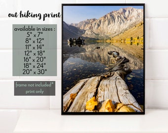 Convict Lake Photography Print, Sierra Nevada Landscape