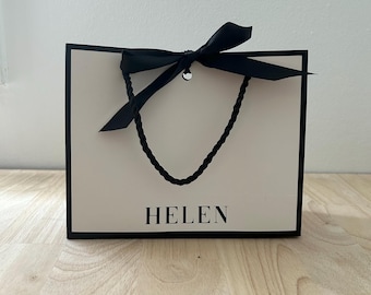 Personalisierte Geschenktüte mit Schleife | Brautjungfer Vorschlag Box Alternative