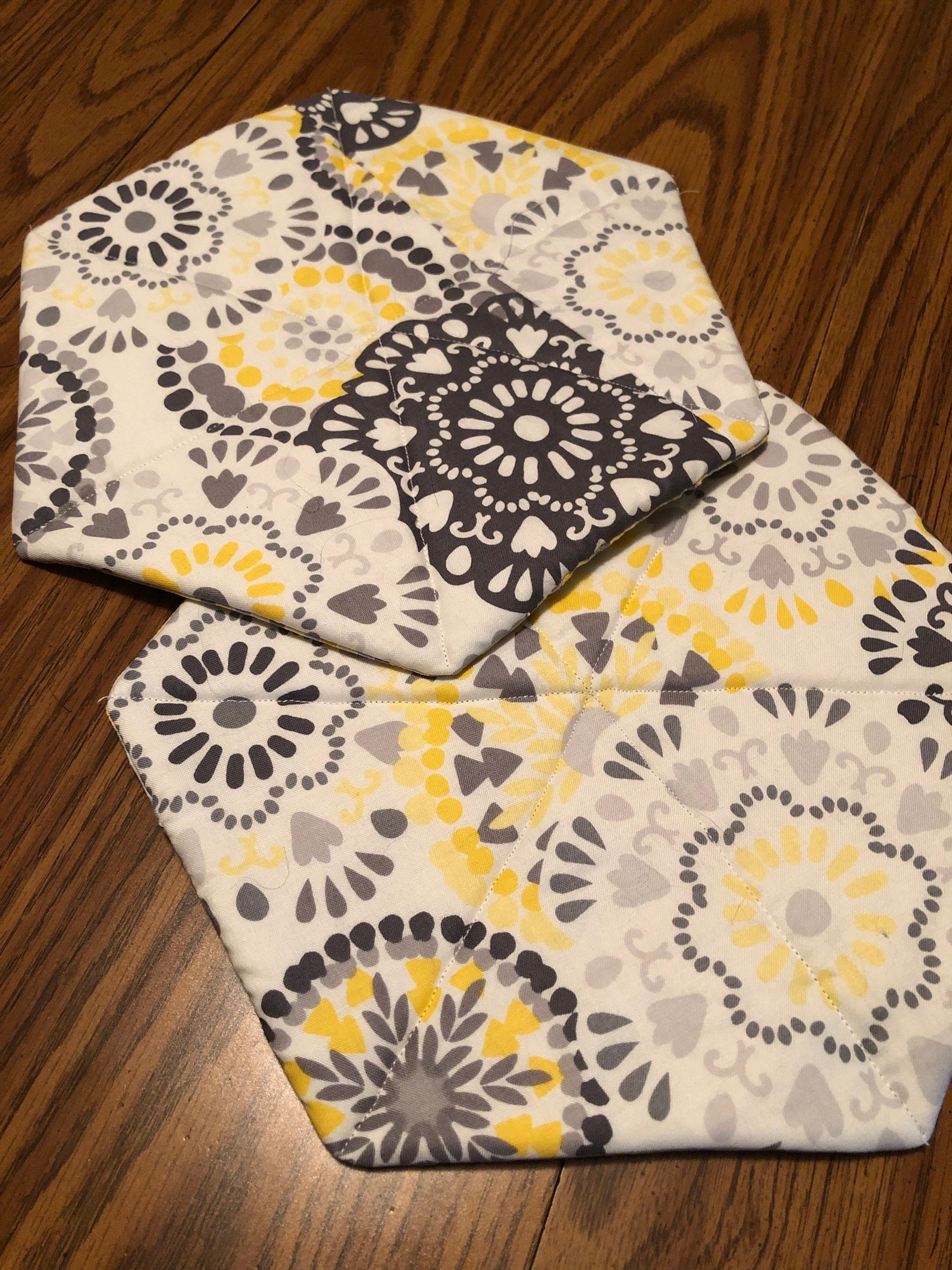 Quilted Hexagon Trivet PATTERN Quilted Trivet PATTERN Etsy UK