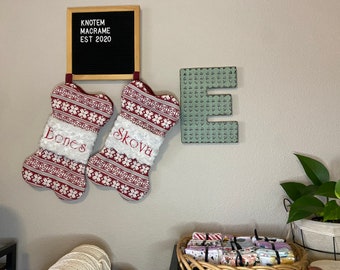 Personalized Dog Stockings // Dog Christmas Stockings