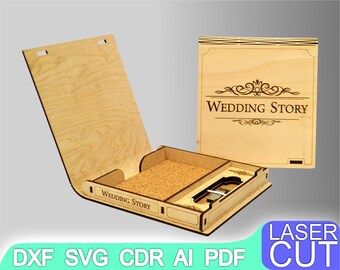 Download Svg Wedding Box Card Etsy