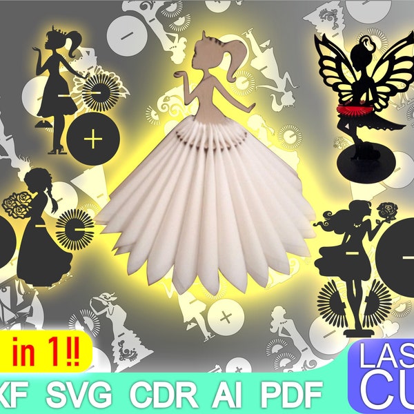 13 Napkin holder laser cut file, CNC Router, Digital, Vector Files, Dxf, Cdr, Ai, Svg