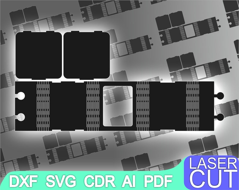 Laser Cut Box. Laser Cut Files SVG DXF CDR Vector Plans | Etsy