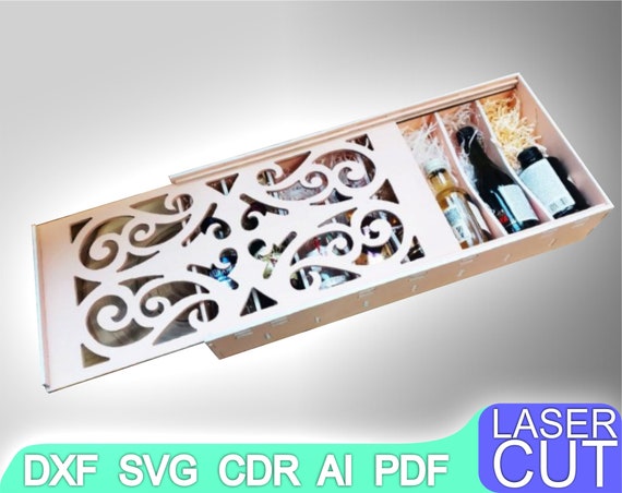 Laser Cut Box. Laser Cut Files SVG DXF CDR Vector Plans - Etsy Canada