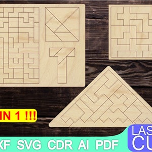 Wooden tetris game vector for CNC svg vector file, vector cut file, digital vector art, cnc, cnc file, cnc pattern, cnc cut