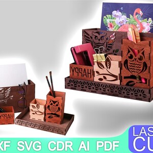 Organizer Laser cut files SVG DXF, CDR vector plans, laser file, cnc pattern, cnc cut, laser cut, Digital, Vector Files, Cdr, Ai, Svg
