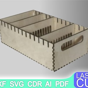 Organizer Laser geschnitten Dateien SVG DXF, CDR-Vektor-Pläne, Laser-Datei, cnc-Muster, cnc geschnitten, Laser geschnitten, Digital, Vektor-Dateien, Cdr, Ai, Svg