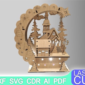 Night light Laser cut files Cnc router plans DXF SVG CDR Lamp vector Instant download file cnc vector plans, cnc pattern, cnc cut, Laser cut