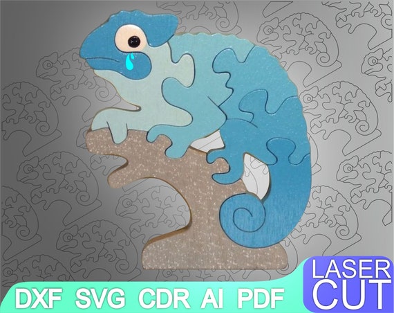 Download Wooden Puzzles Animals Puzzle Laser Cut Files Svg Dxf Cdr Etsy