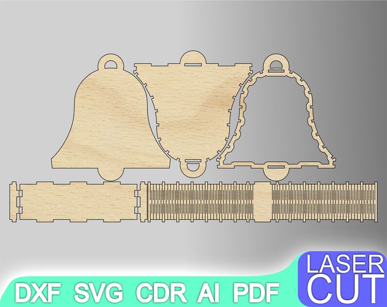 Download Laser cut box. Laser cut files SVG DXF CDR vector plans | Etsy