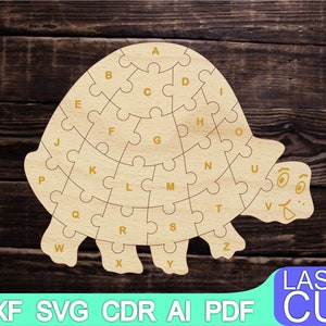 Puzzle Toy Laser cut files SVG DXF CDR vector plans, cnc pattern, cnc cut, Glowforge laser laser cut