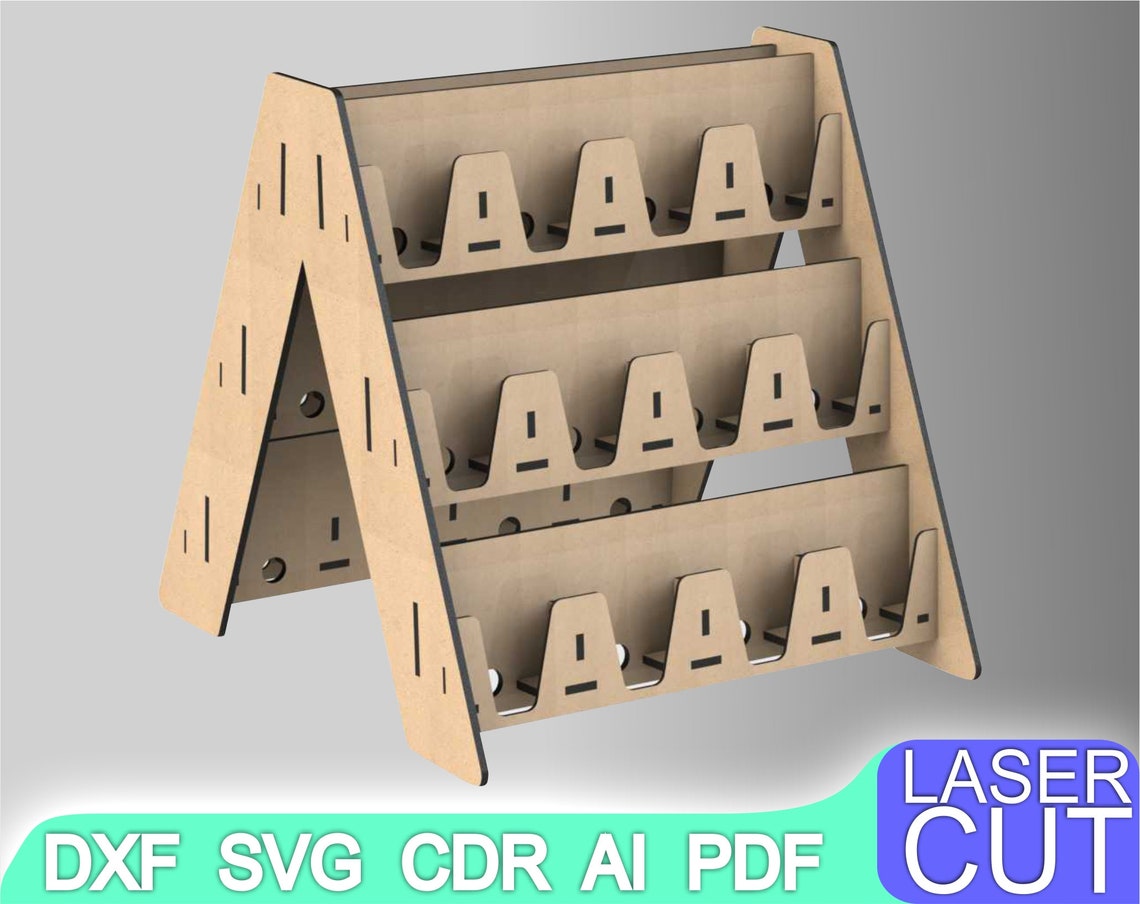 Organizer Laser Cut Files SVG DXF, CDR Vector Plans, Laser File, Cnc ...