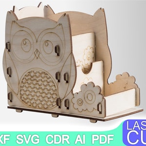 Pen holder Organizer Laser cut files SVG DXF, laser file, cnc pattern, cnc cut, laser cut, Digital, Vector Files, Cdr, Ai, Svg