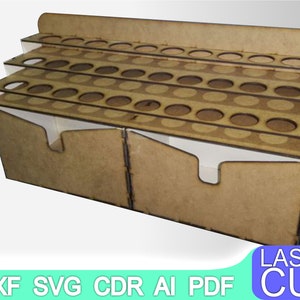 Organizer Laser cut files SVG DXF, CDR vector plans, laser file, cnc pattern, cnc cut, laser cut, Digital, Vector Files, Cdr, Ai, Svg