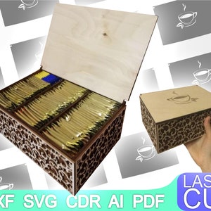 Organizer Laser cut files SVG DXF, CDR vector plans, laser file, cnc pattern, cnc cut, laser cut, Digital, Vector Files, Cdr, Ai, Svg