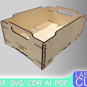 Organizer Laser cut files SVG DXF, CDR vector plans, laser file, cnc pattern, cnc cut, laser cut, Digital, Vector Files, Cdr, Ai, Svg