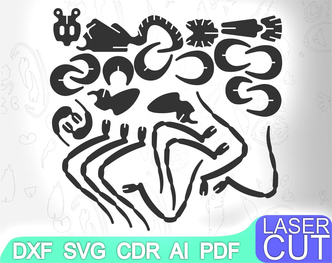 3d puzzle dxf files download free