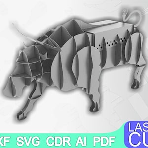 COW BBQ cnc animal templates, flower stand, cnc laser and plasma cutting plan, dxf file