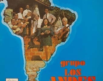 Grupo Los Andes LP AREITO Rare Folk Vinyl Record - Latin Music, Collectible Vinyl, Authentic Folk Album