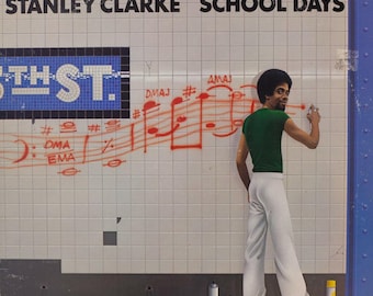 Stanley Clarke School Days Lp Us Epic Pe 36975 Excellent Jazz-Funk Fusion
