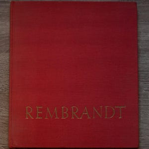 Rembrandt REPRODUCTIONS Book Miroslav Racek Artia 1960 vintage art book