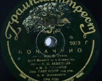 78rpm Duets SUPPE Bocaccio & KALMAN The Circus Princess Vinyl Record 1937