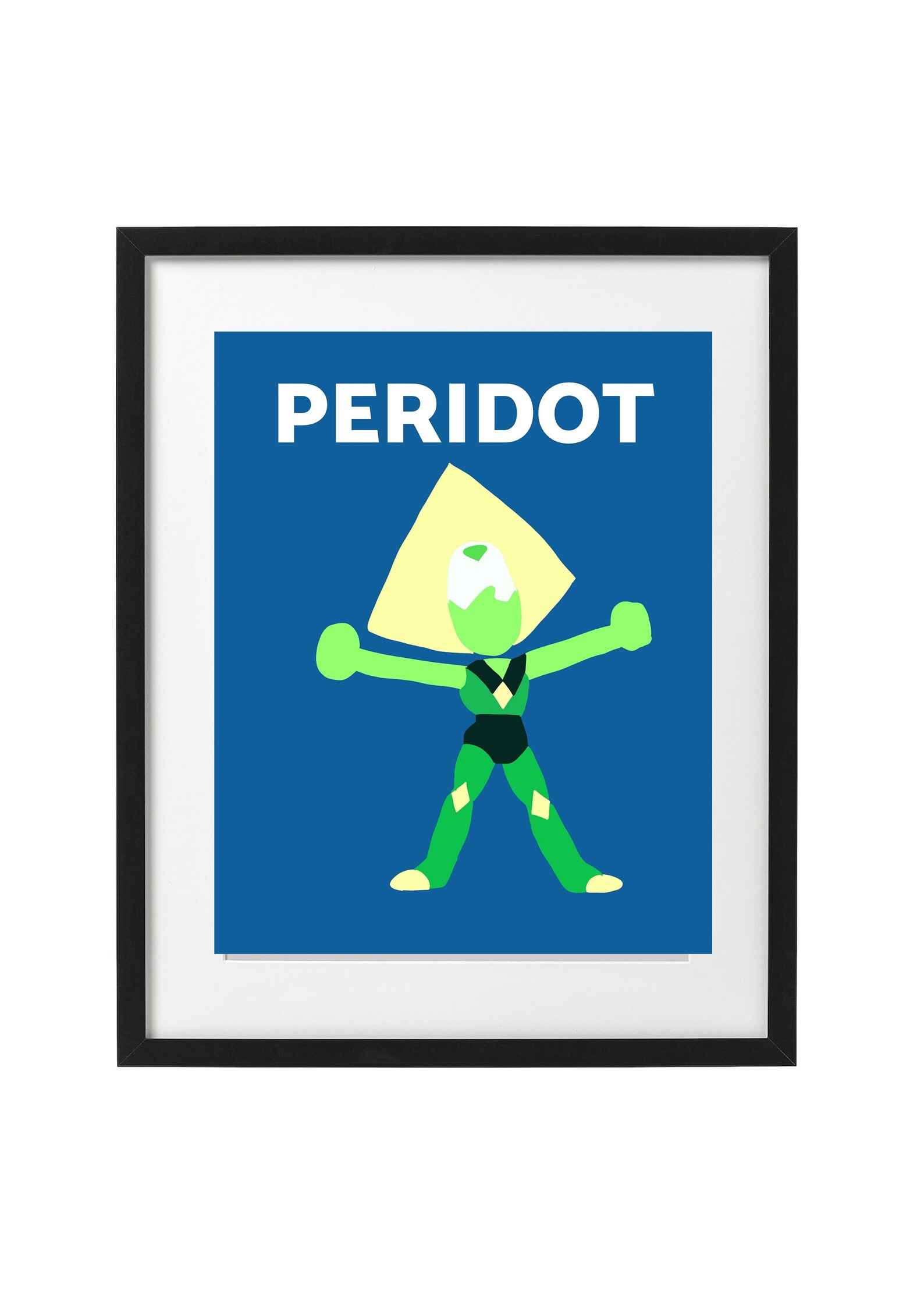 Peridot Poster Steven Universe Minimalist Art | Etsy
