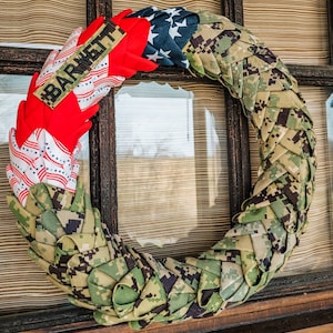 Armee, Luftwaffe, Marine, Marines, Raumtruppe, Küstenwache Uniform Kranz, USMC, USAF, Militär-Kranz, Armee Frau Geschenk, Marine Mutter Geschenk