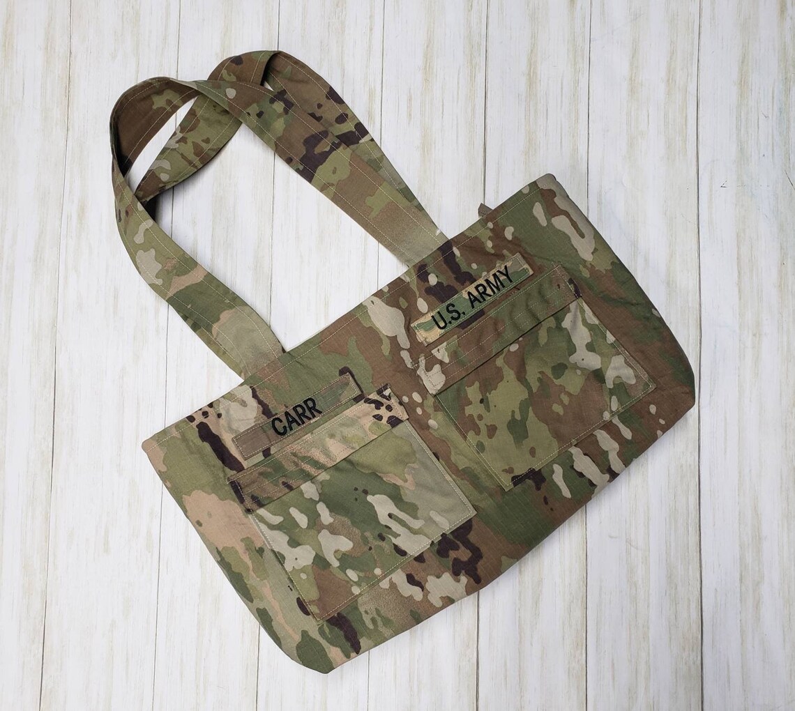 US Army/Air Force OCP Military Uniform Tote Bag Army Purse Etsy