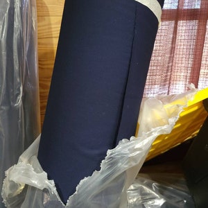 60" wide Burlington AF Navy Blue 1605 Gabardine Fabric Sold By The Yard (Polyester/Wool)