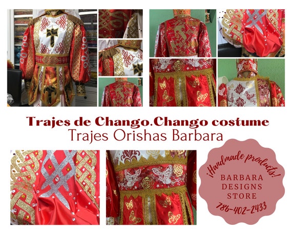 Traje de gala Shango Trajes de Shango Shango Costume Traje de gala para Shango Ropa de Shango. Etsy Mexico