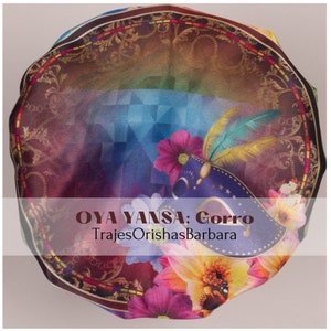 OYA YANSA/Gorros de Santo/Gorros Orisha/Accessoires voor Santo: Gorros bevestigd op een hoger niveau en kan worden aangepast