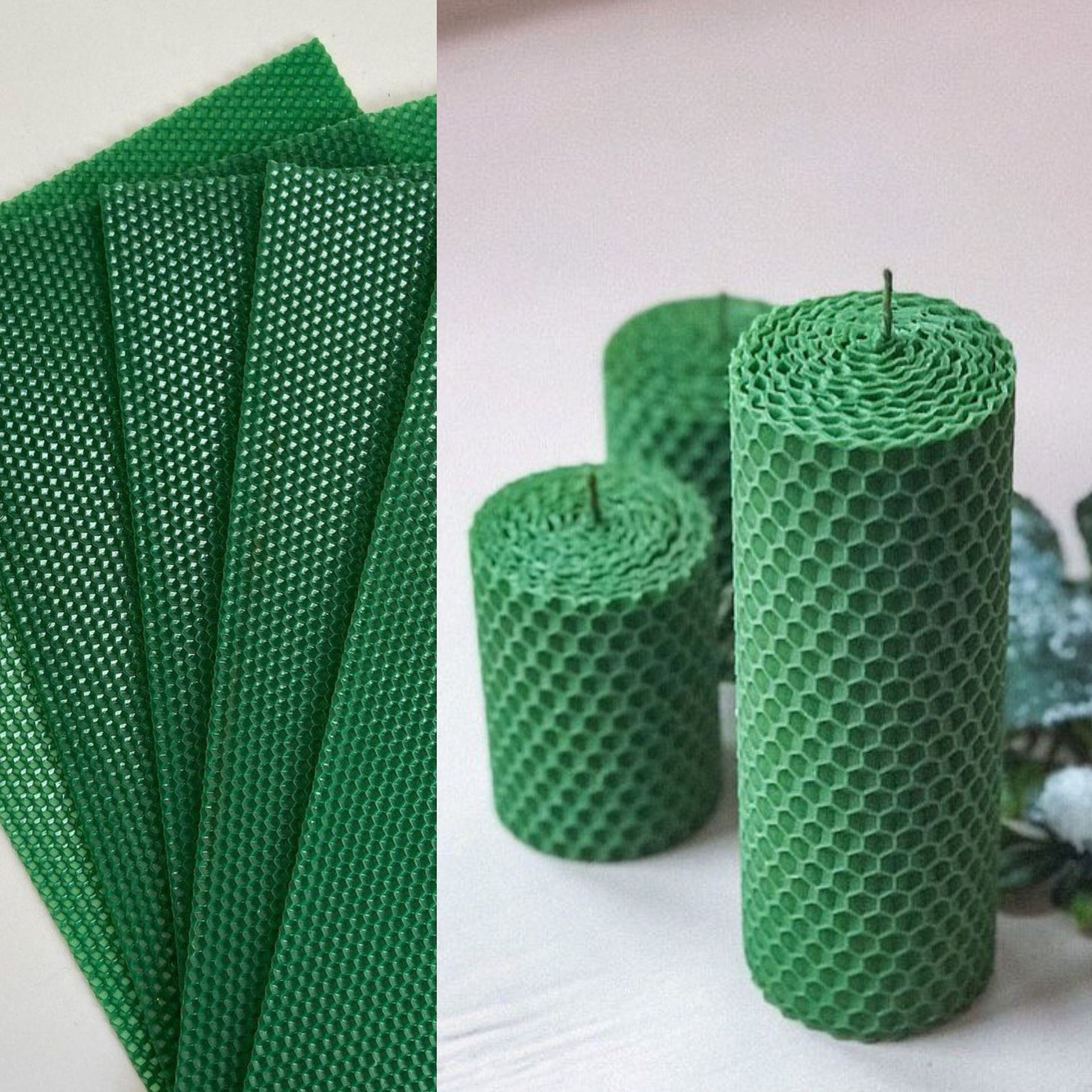 Beeswax Sheets Colored sheets of beeswax For candles Etsy