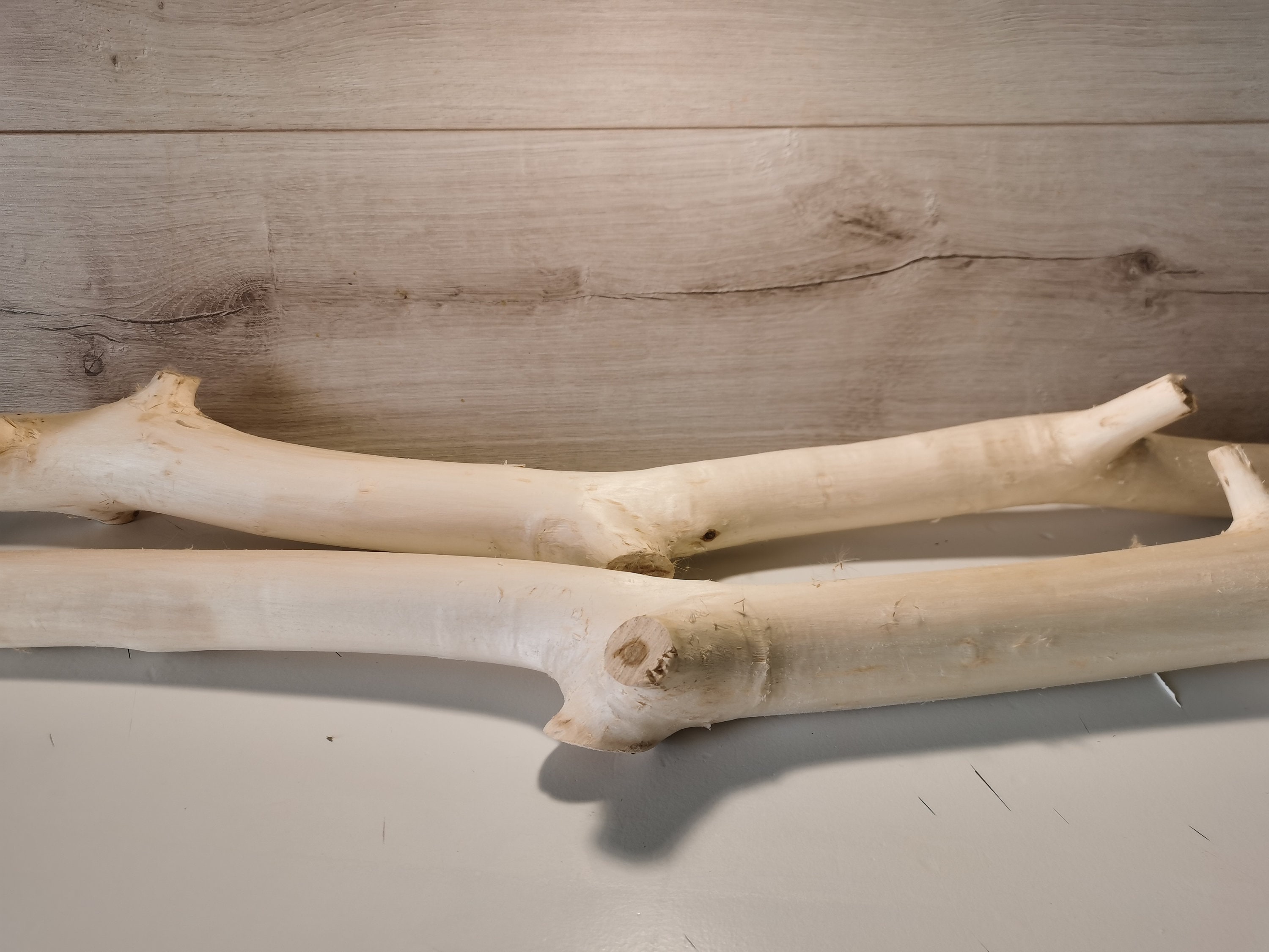 White stick 2pcs Large branches White branches Wooden Etsy