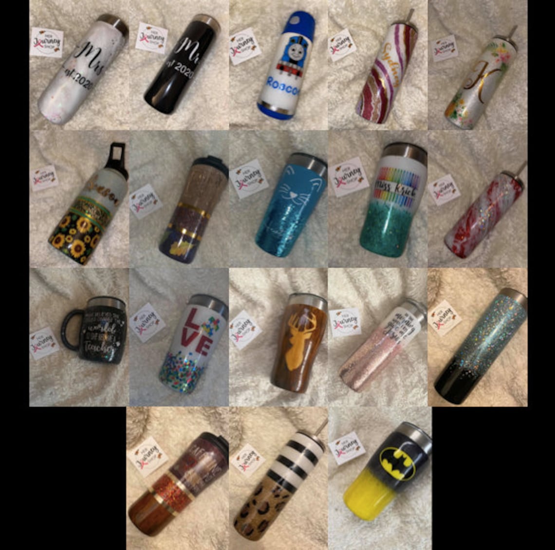 HOGG custom 24oz stainless steel tumbler with custom design Etsy