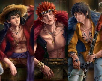 The Captains of the Alliance - Anime Art Print