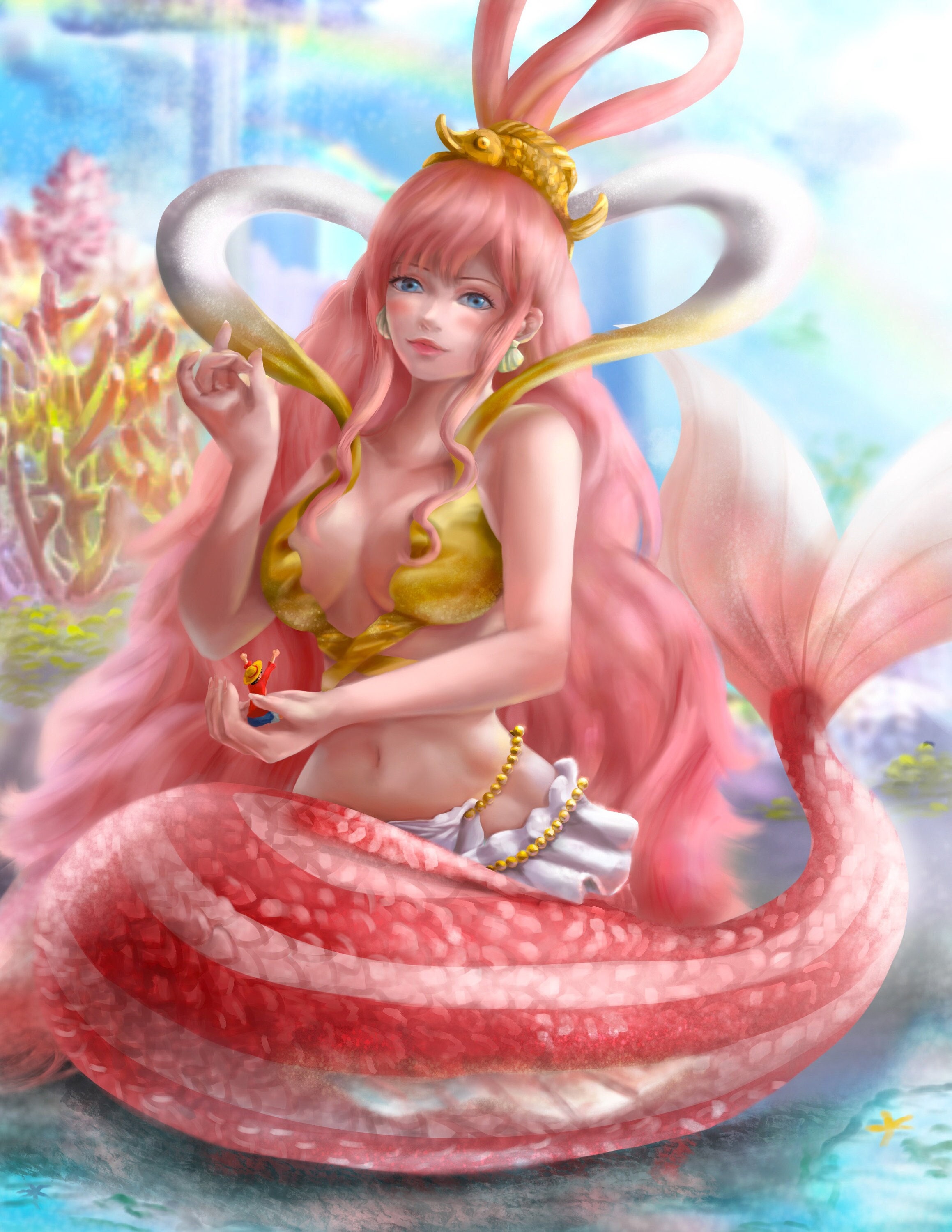 Mermaid Princess Print Anime Art Print - Etsy Mermaid Princess Print Anime Art Print - Etsy
