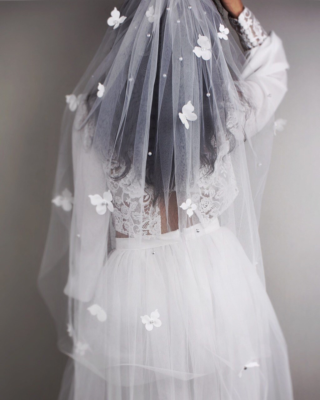 Butterfly Veil Butterfly Wedding Veil Veil With Butterflies Etsy